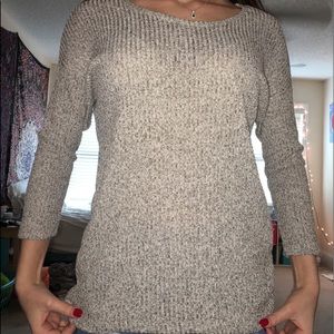 Long sleeve grey shirt